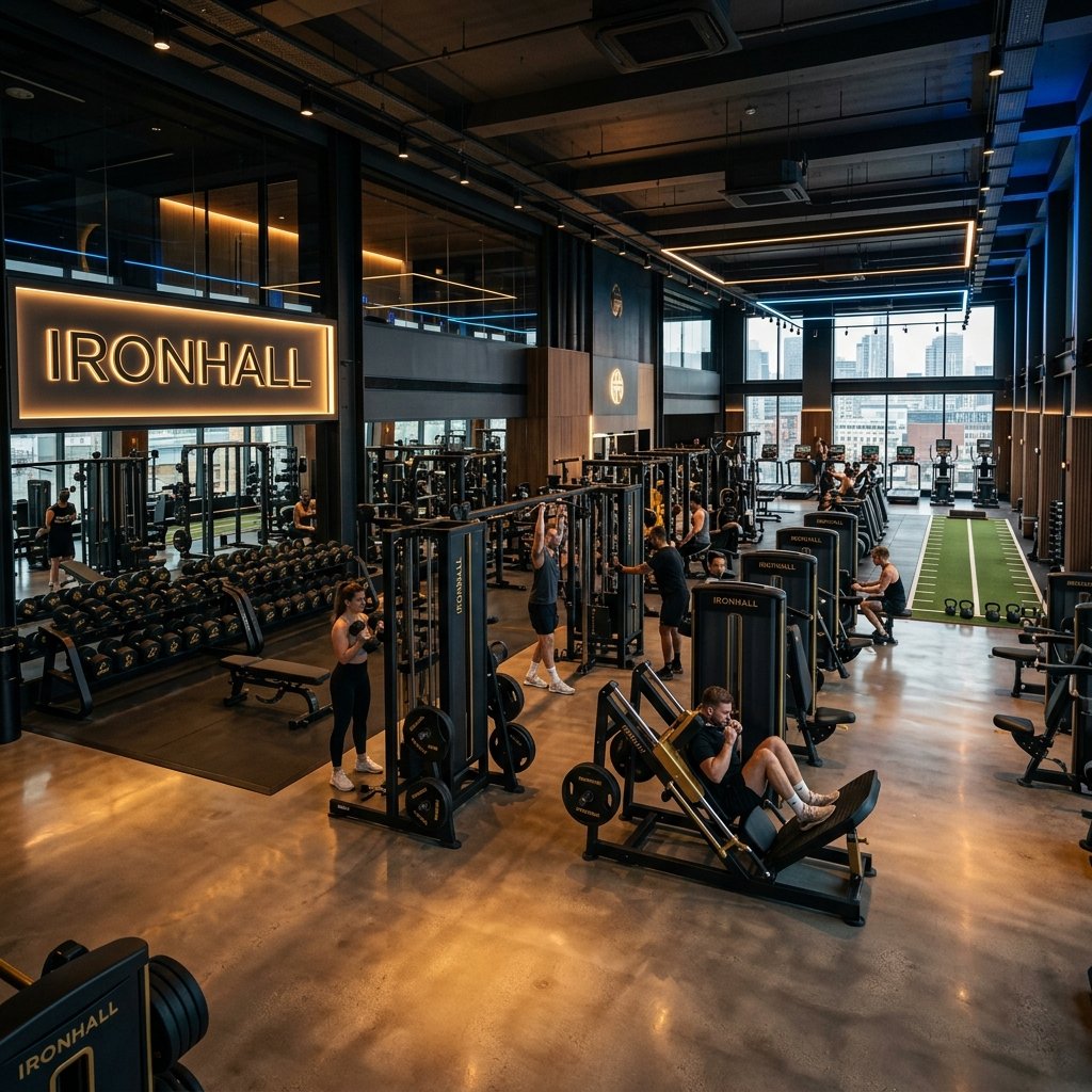 Ironhall Gym Interior Jaipur